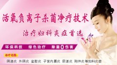 活氧負離子殺菌凈療技術三分鐘輕松治愈婦科炎癥